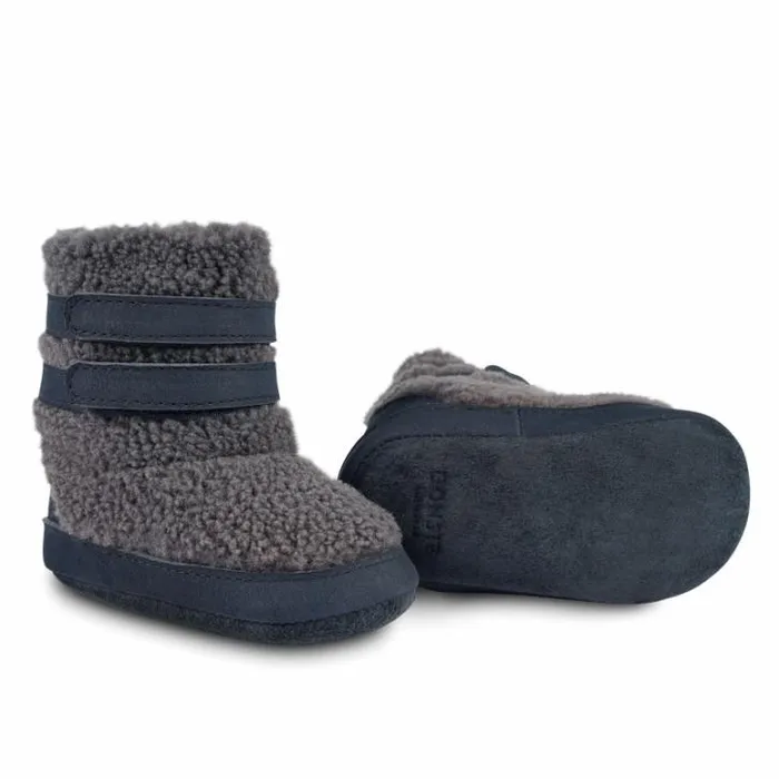 Donsje Amsterdam Shoes Baby Larisso Booties Navy Nubuck