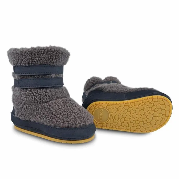 Donsje Amsterdam Shoes Baby Larisso Booties Navy Nubuck