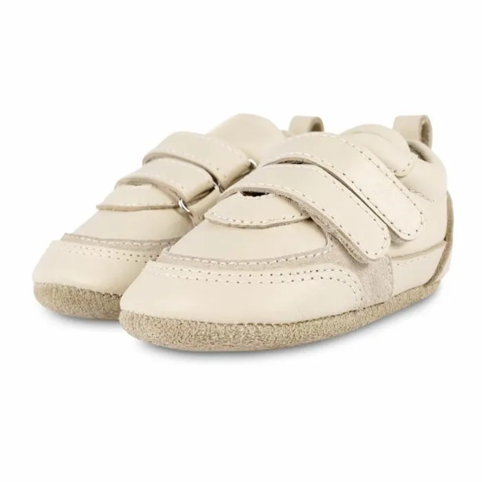 Donsje Amsterdam Shoes Baby Merijn Sneakers Cream Leather