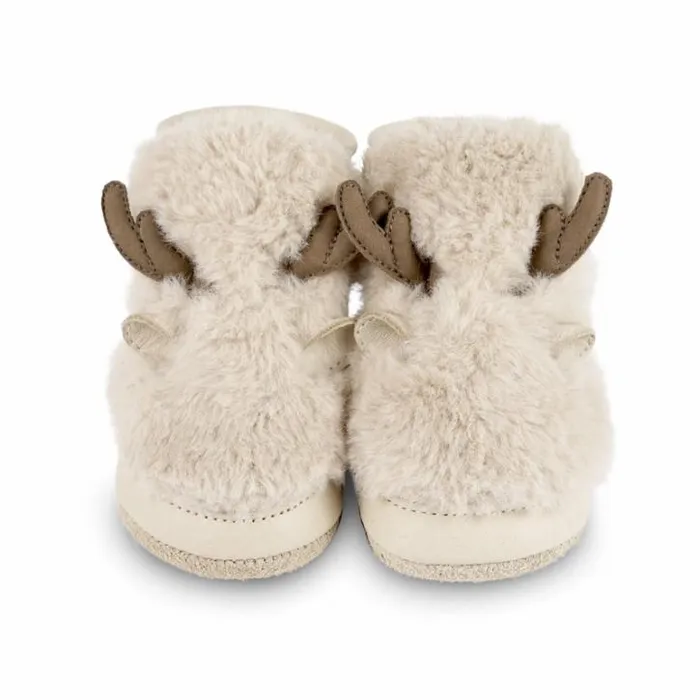 Donsje Amsterdam Shoes Baby Richy Booties Light Beige Soft Faux Fur