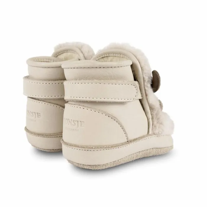 Donsje Amsterdam Shoes Baby Richy Booties Light Beige Soft Faux Fur