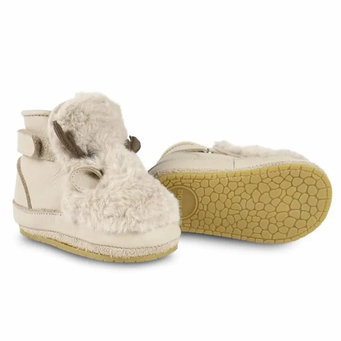 Donsje Amsterdam Shoes Baby Richy Booties Light Beige Soft Faux Fur