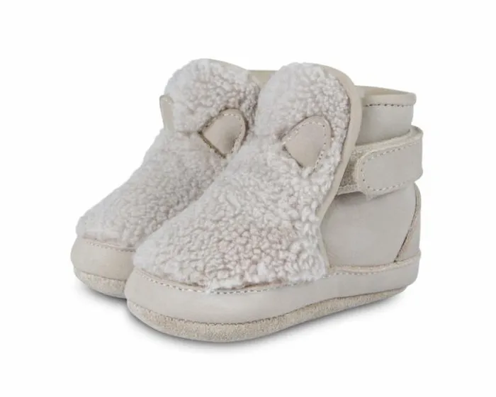 Donsje Amsterdam Shoes Baby Richy Lavender Curly Faux Fur