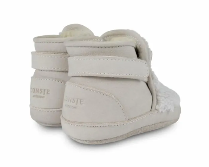 Donsje Amsterdam Shoes Baby Richy Lavender Curly Faux Fur