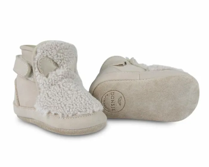 Donsje Amsterdam Shoes Baby Richy Lavender Curly Faux Fur