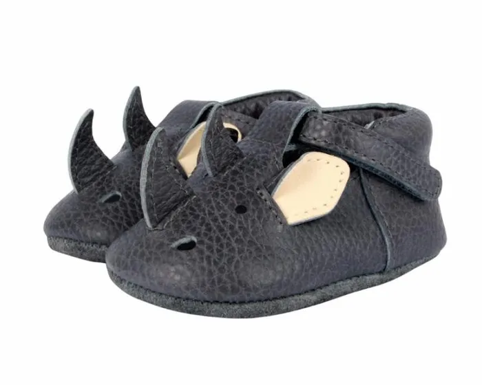Donsje Amsterdam Shoes Baby Spark Classic Petrol Grain Leather