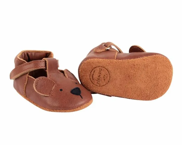 Donsje Amsterdam Shoes Baby Spark Classic Shoes Cognac Classic Leather