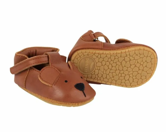 Donsje Amsterdam Shoes Baby Spark Classic Shoes Cognac Classic Leather