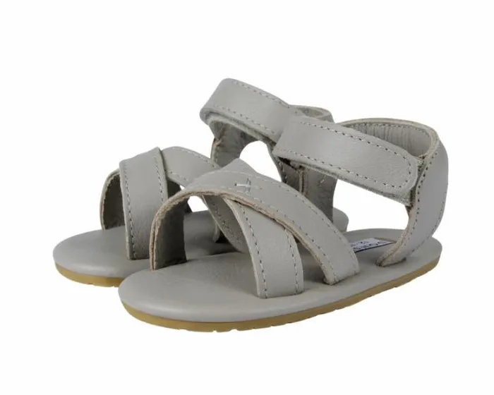 Donsje Amsterdam Shoes Baby Tobi Sandals Light Stone Leather