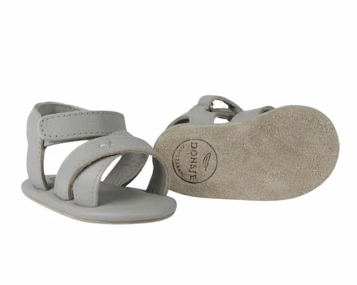 Donsje Amsterdam Shoes Baby Tobi Sandals Light Stone Leather
