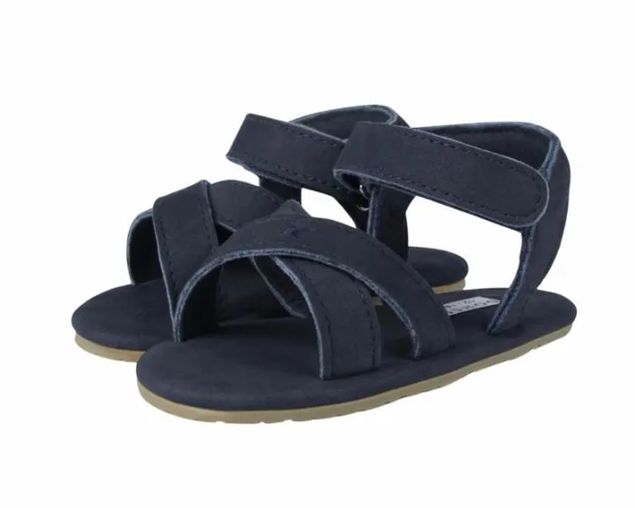 Donsje Amsterdam Shoes Baby Tobi Sandals Navy Nubuck