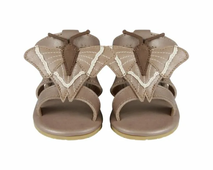 Donsje Amsterdam Shoes Baby Tuti Sky Truffle Metallic Nubuck