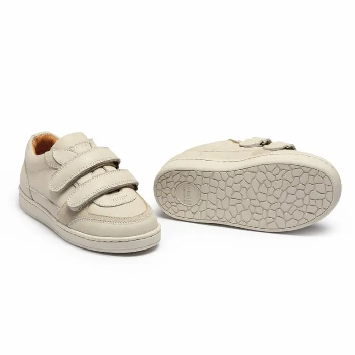 Donsje Amsterdam Sneakers Boys Meyo Sneakers Cream Leather