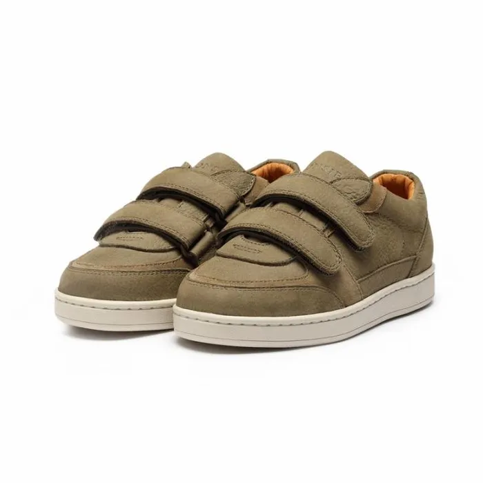 Donsje Amsterdam Sneakers Boys Meyo Sneakers Sage Betting Leather