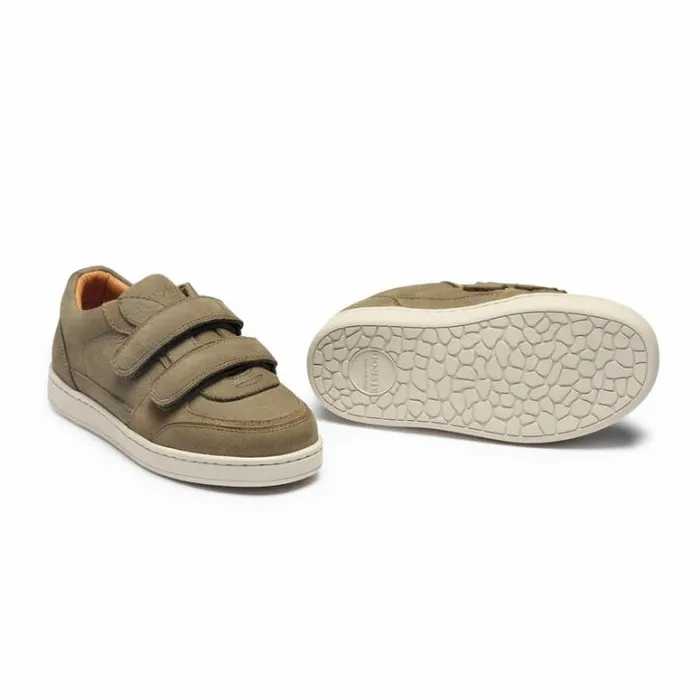 Donsje Amsterdam Sneakers Boys Meyo Sneakers Sage Betting Leather