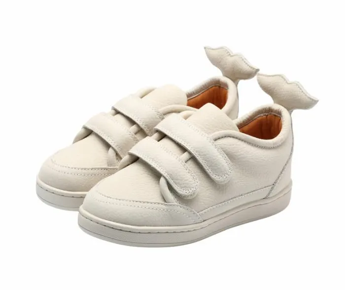Donsje Amsterdam Sneakers Boys Rian Sneakers Cream Betting Leather