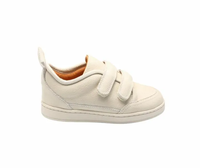 Donsje Amsterdam Sneakers Boys Rian Sneakers Cream Betting Leather