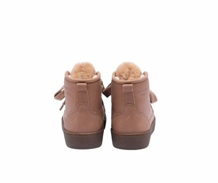 Donsje Amsterdam Sneakers Girls Flinn Hazelnut Leather