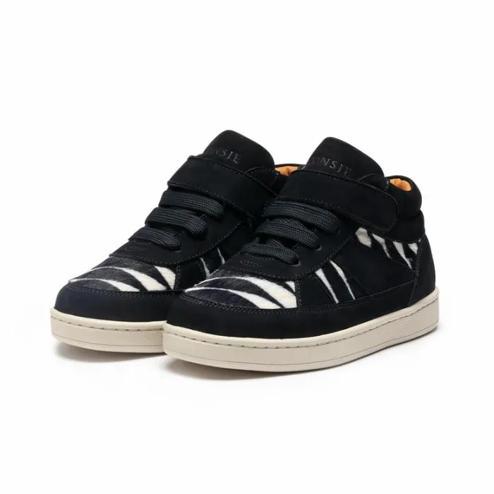 Donsje Amsterdam Sneakers Girls Iggie Sneakers Navy Nubuck