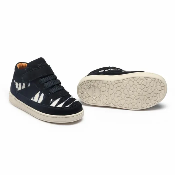 Donsje Amsterdam Sneakers Girls Iggie Sneakers Navy Nubuck