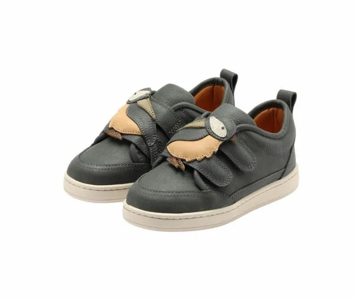 Donsje Amsterdam Sneakers Girls Kien Sneakers Petrol Leather