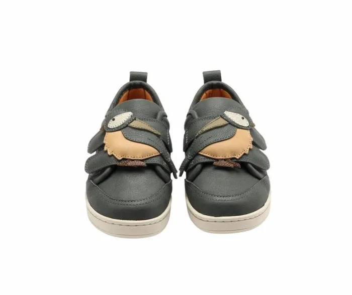 Donsje Amsterdam Sneakers Girls Kien Sneakers Petrol Leather