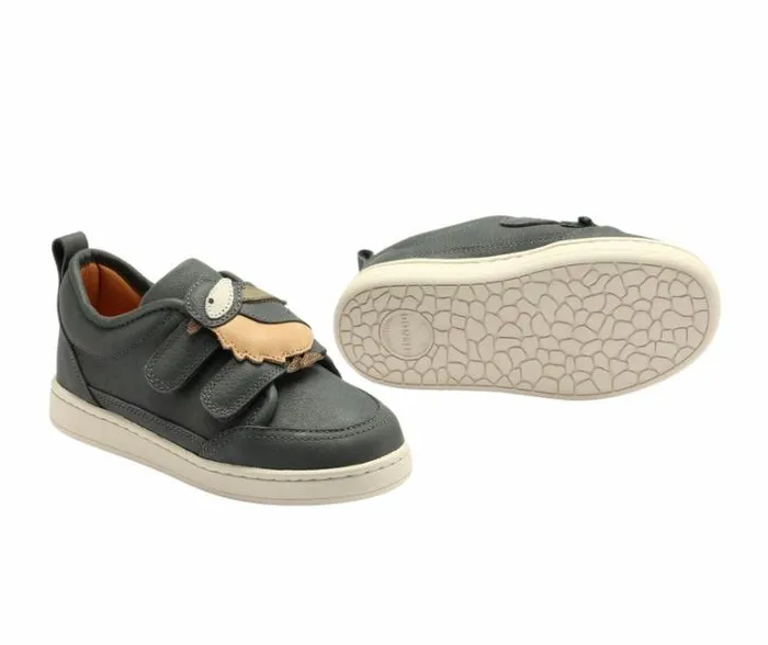 Donsje Amsterdam Sneakers Girls Kien Sneakers Petrol Leather