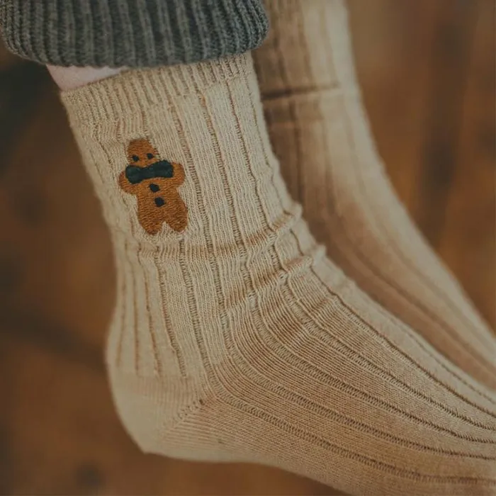Donsje Amsterdam Socks and Tights Girls Lala Socks Biscuit