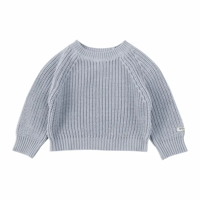 Donsje Amsterdam Sweaters and Cardigans Baby Jade Sweater Foggy Blue