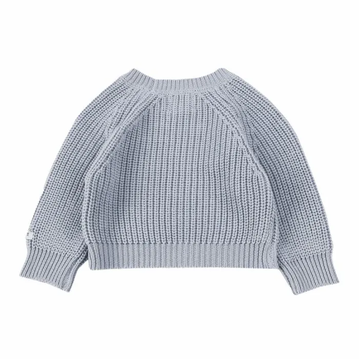 Donsje Amsterdam Sweaters and Cardigans Baby Jade Sweater Foggy Blue Donsje Amsterdam Sweaters and Cardigans Baby Jade Sweater Foggy Blue