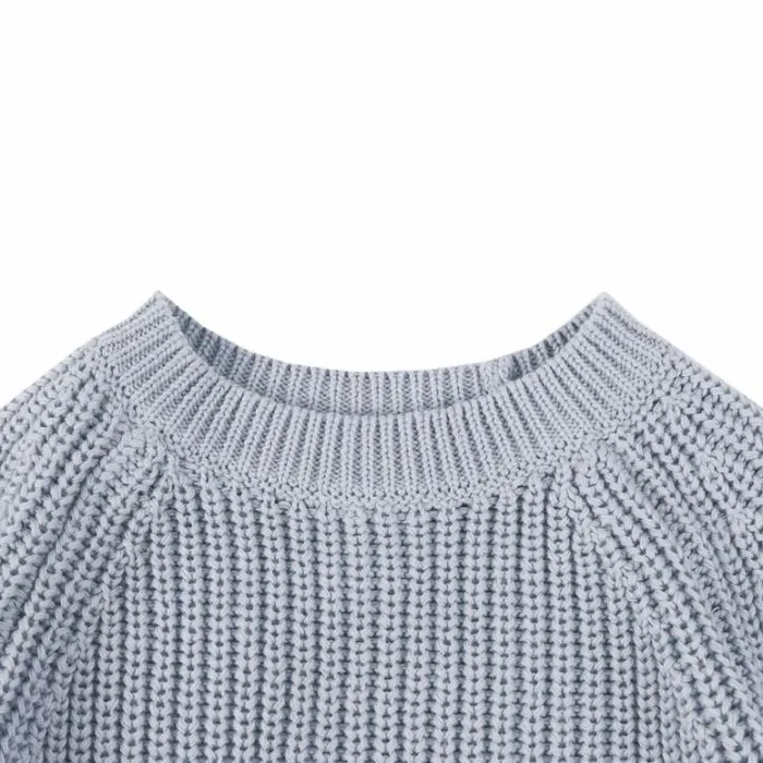 Donsje Amsterdam Sweaters and Cardigans Baby Jade Sweater Foggy Blue Donsje Amsterdam Sweaters and Cardigans Baby Jade Sweater Foggy Blue
