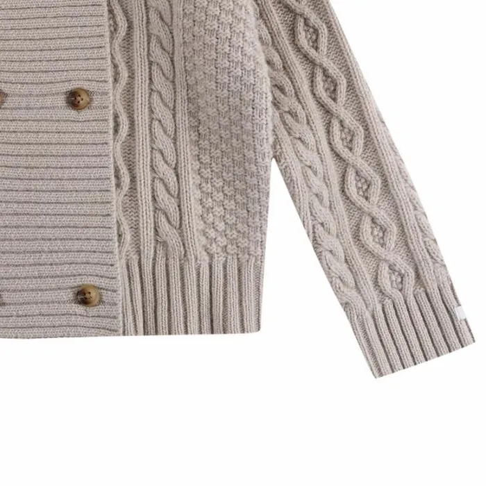 Donsje Amsterdam Sweaters and Cardigans Baby Jesper Cardigan Soft Taupe