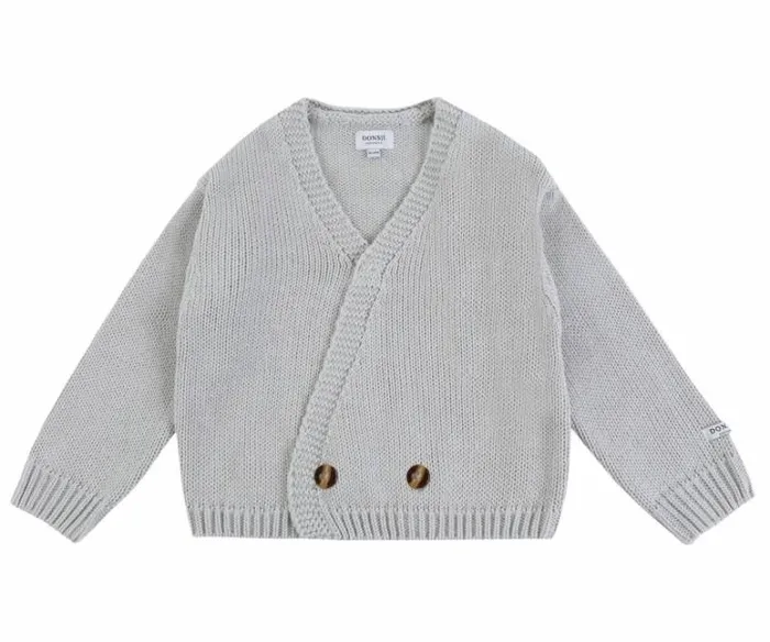 Donsje Amsterdam Sweaters and Cardigans Baby Lesley Cardigan Silvery Sage