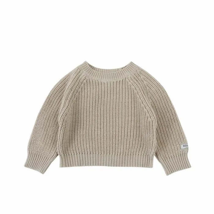 Donsje Amsterdam Sweaters and Cardigans Baby Qade Sweater Champagne