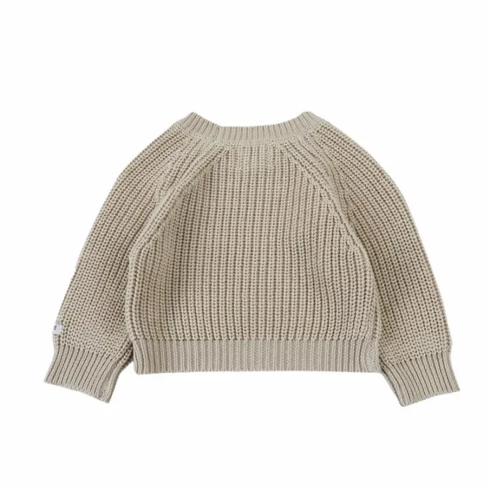 Donsje Amsterdam Sweaters and Cardigans Baby Qade Sweater Champagne