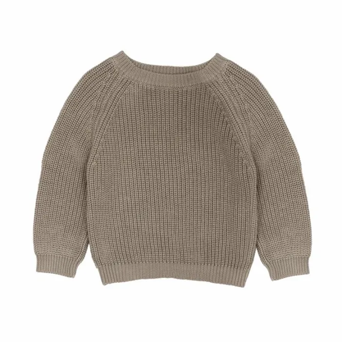 Donsje Amsterdam Sweaters and Cardigans Baby Qade Sweater Light Sage