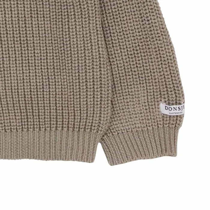 Donsje Amsterdam Sweaters and Cardigans Baby Qade Sweater Light Sage