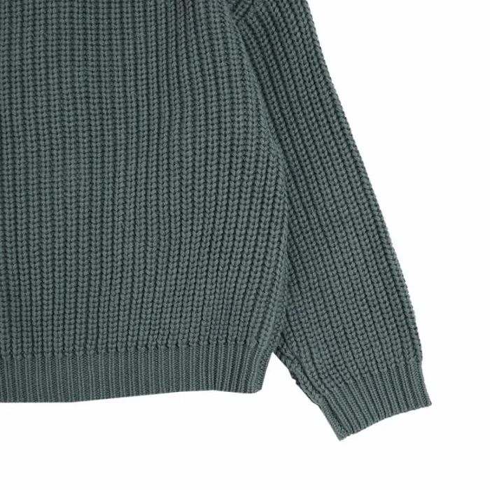 Donsje Amsterdam Sweaters and Cardigans Baby Timeo Cardigan Green Bay