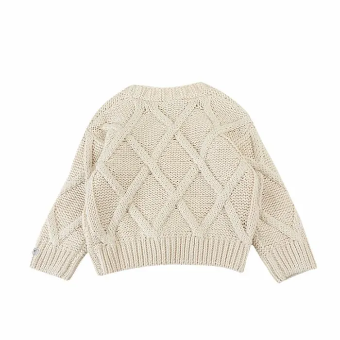 Donsje Amsterdam Sweaters and Cardigans Baby Vavida Cardigan Lily White