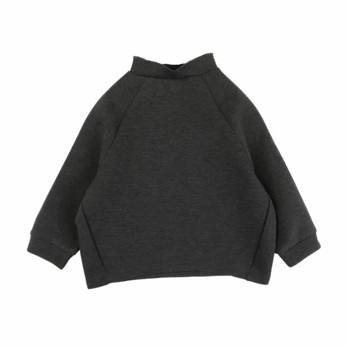 Donsje Amsterdam Sweaters and Cardigans Girls Issi Sweater Dark Grey Melange