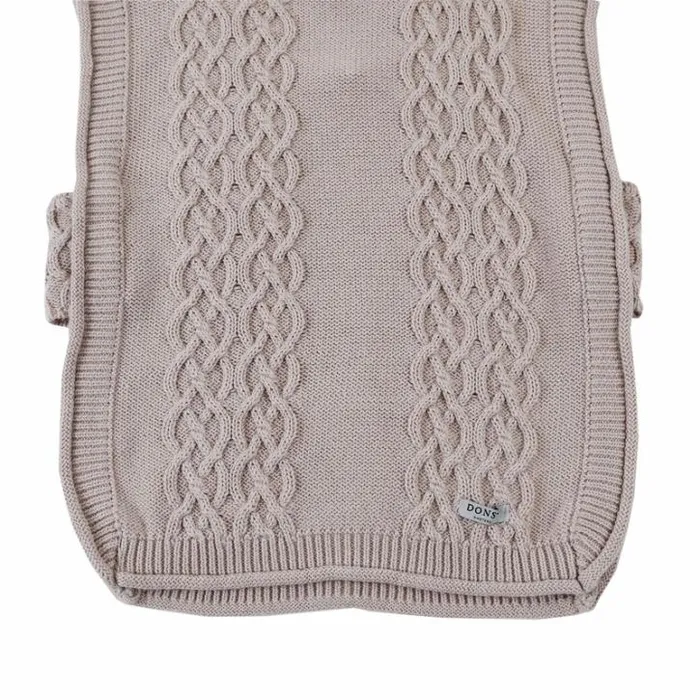 Donsje Amsterdam Sweaters and Cardigans Girls Karin Vest Soft Sand