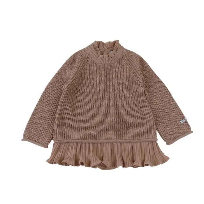 Donsje Amsterdam Sweaters and Cardigans Girls Qirene Sweater Vintage Pink