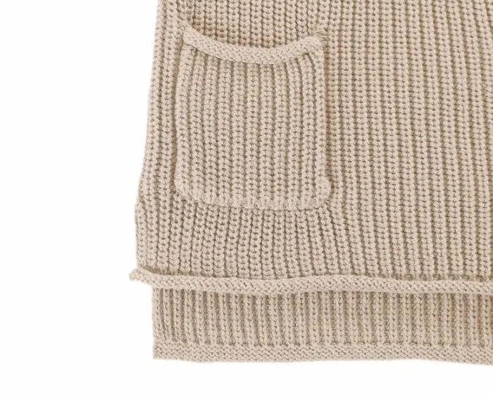 Donsje Amsterdam Sweaters and Cardigans Girls Qtella Sweater Biscotti
