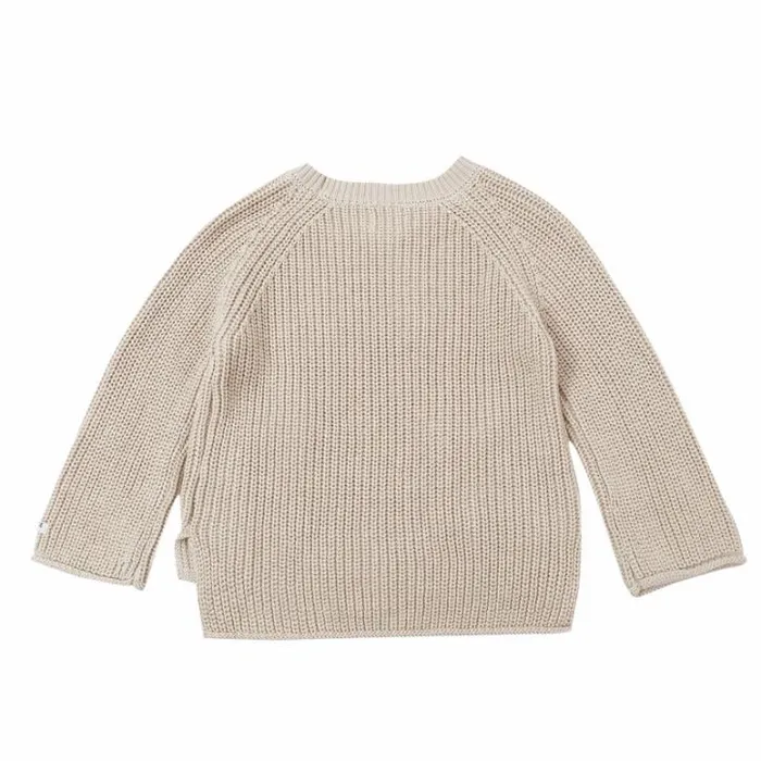 Donsje Amsterdam Sweaters and Cardigans Girls Qtella Sweater Soft Sand