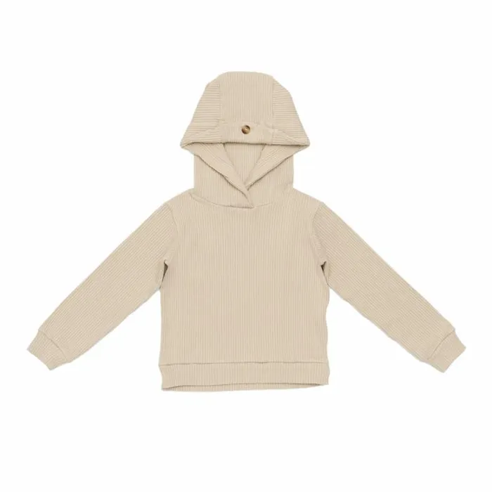 Donsje Amsterdam Sweaters and Cardigans Girls Sco Hoodie Vintage Cream
