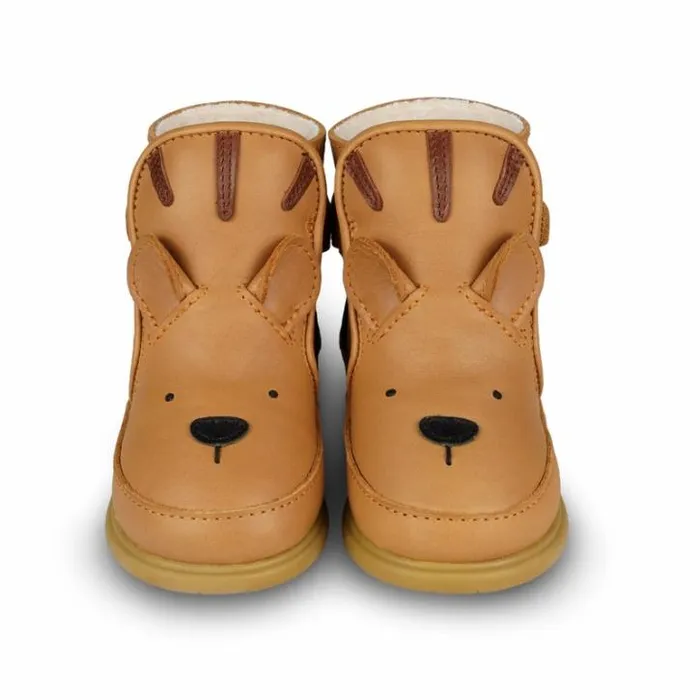 Donsje Amsterdam Toddler Shoes Baby Dubu Classic Shoes Camel Classic Leather