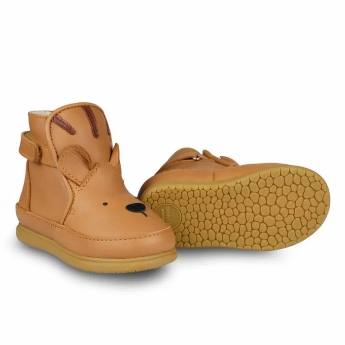 Donsje Amsterdam Toddler Shoes Baby Dubu Classic Shoes Camel Classic Leather