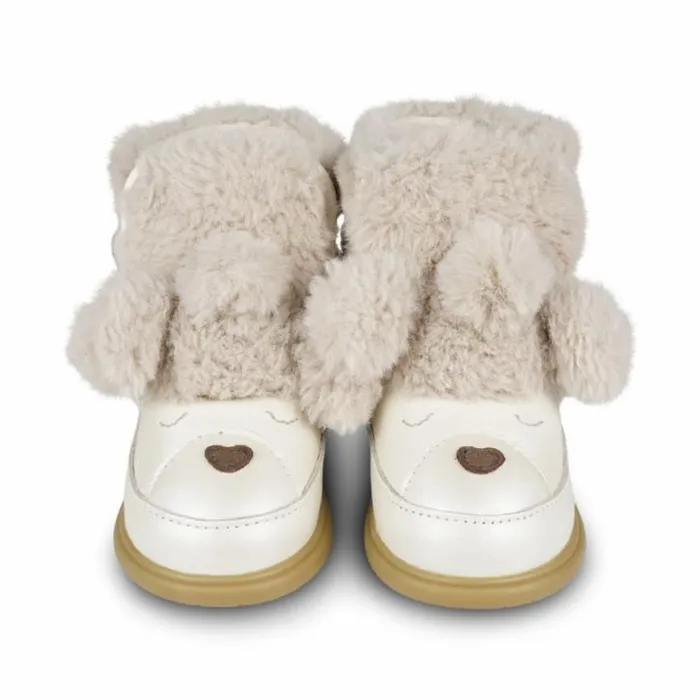 Donsje Amsterdam Toddler Shoes Girls Girls Dubu Exclusive Shoes Off White Metallic Leather