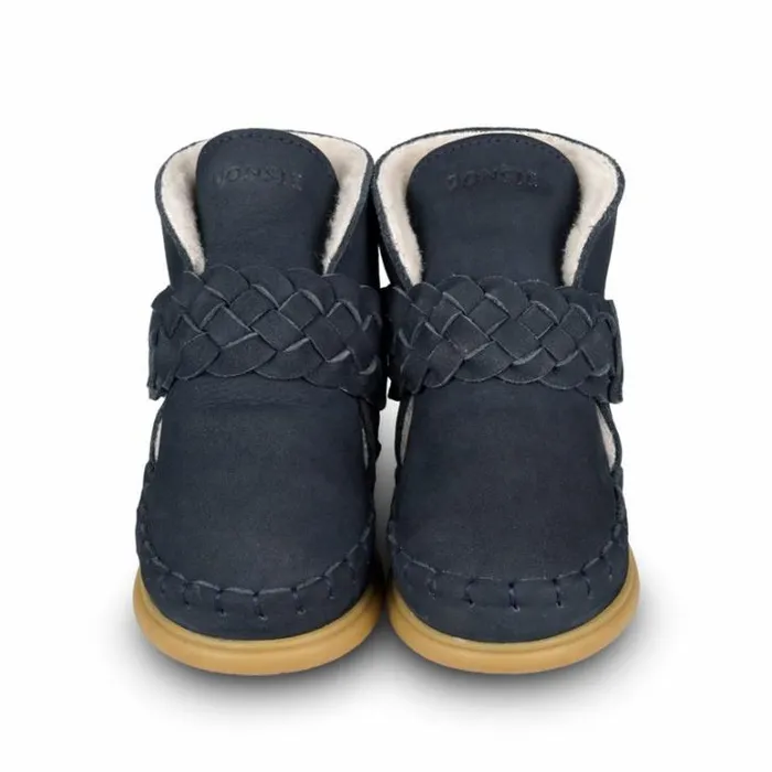 Donsje Amsterdam Toddler Shoes Girls Girls Marcou Shoes Navy Nubuck