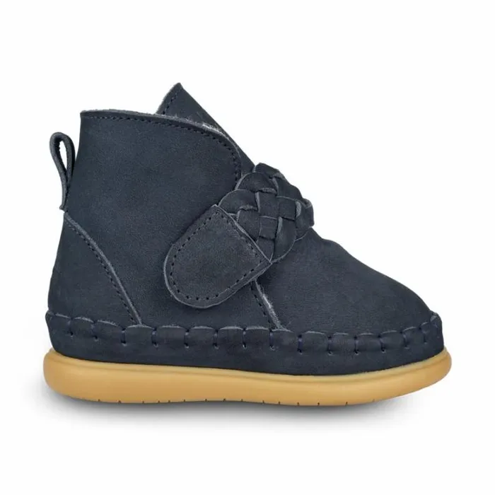 Donsje Amsterdam Toddler Shoes Girls Girls Marcou Shoes Navy Nubuck